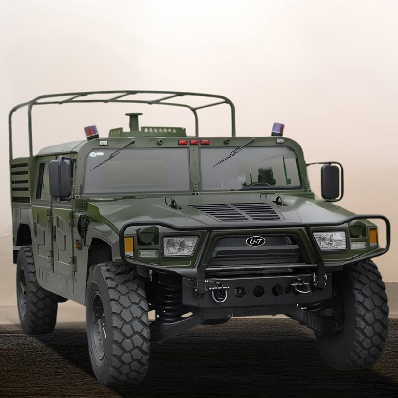 China Factory Civil 4 × 4 tração nas quatro rodas de 6 toneladas veículo de proteção especial off-road