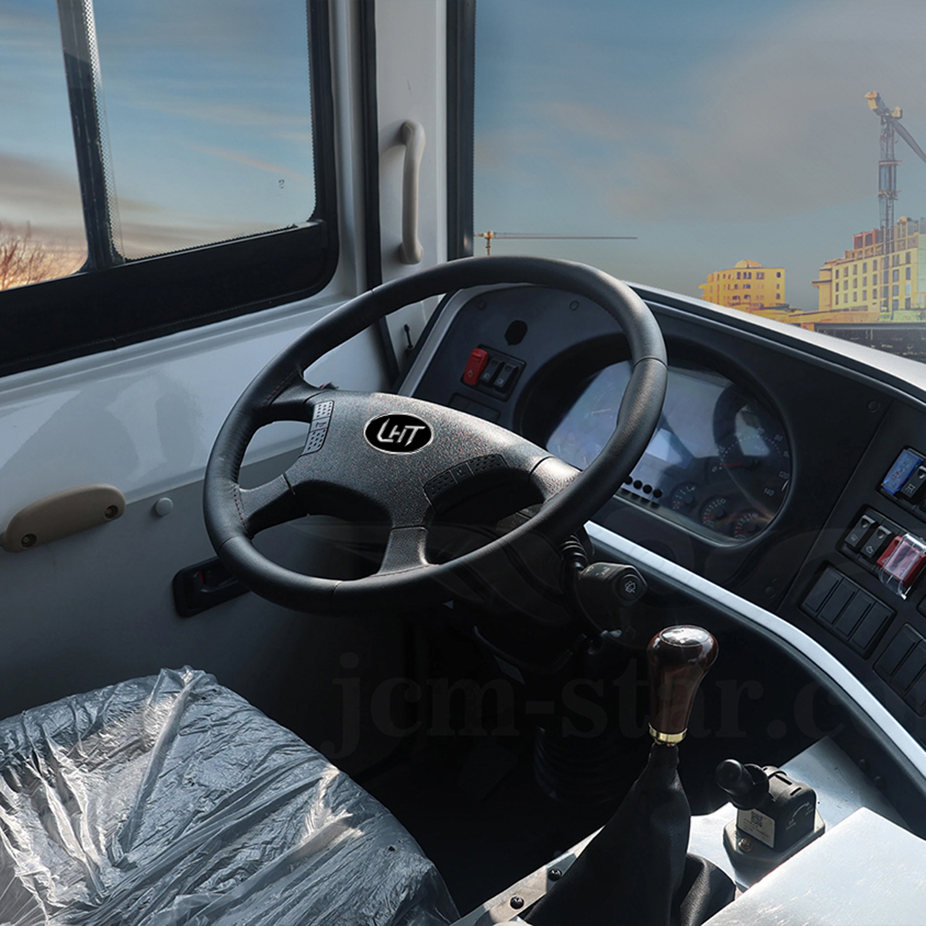 Ônibus de trabalhador a diesel de 12,6 m e 71 lugares