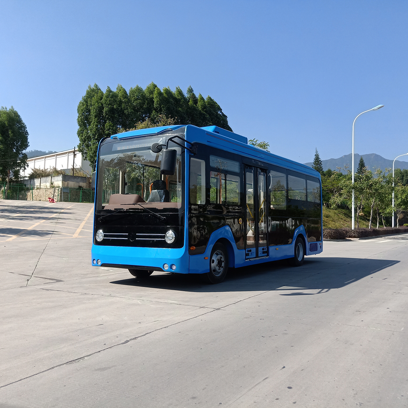 Fábrica da China 5-7m Nova Energia 12-15 Sentos Micro Circulação Small Ev Electric City Bus de entrada de entrada de baixo ônibus de ônibus baixo Cidade do andar