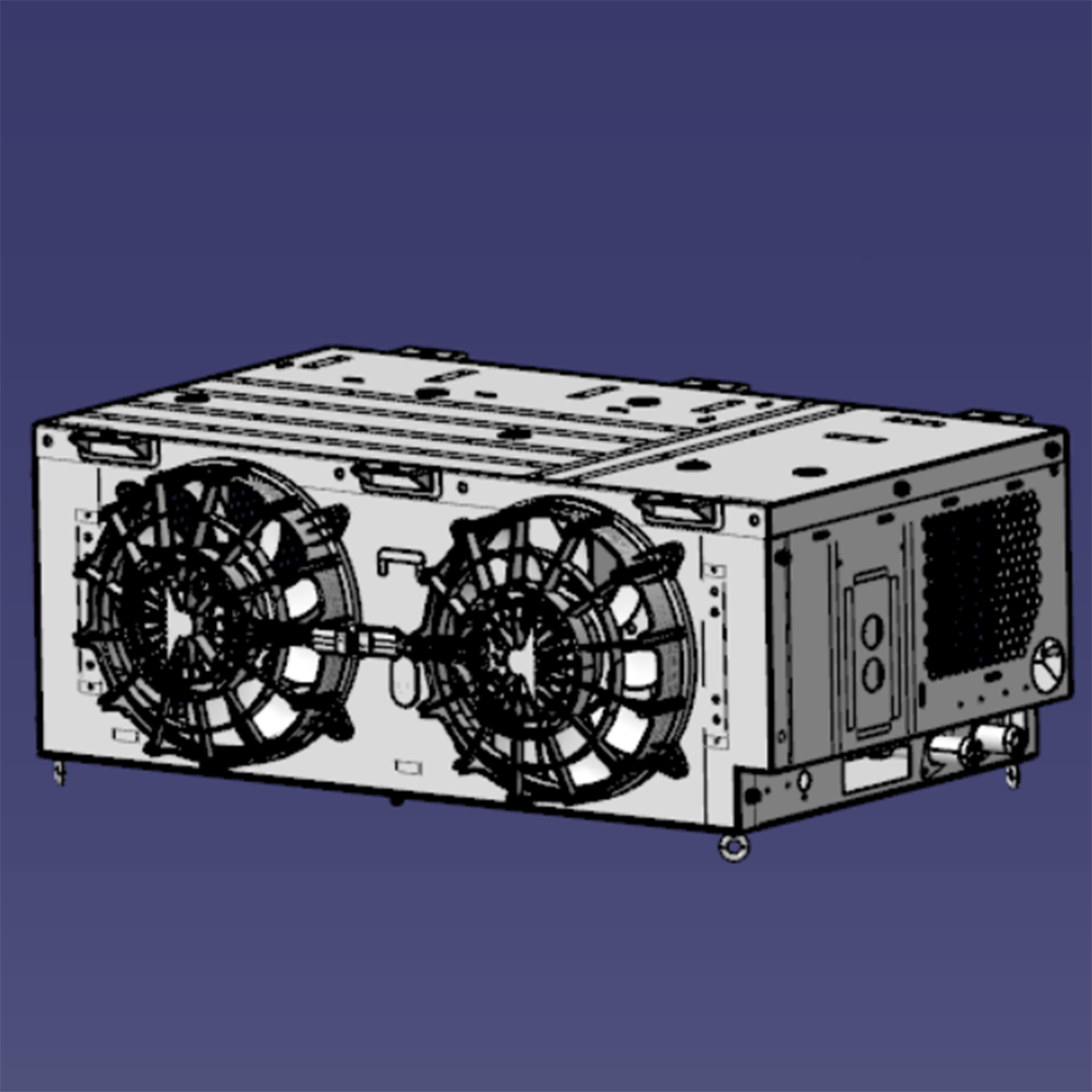 China Factory New Energy Auto Parts 24V Battery Thermal Management Unit é usado para ônibus elétricos
