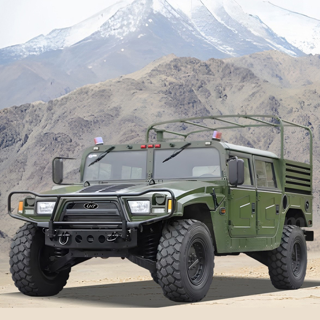 China Factory Civil 4 × 4 tração nas quatro rodas de 6 toneladas veículo de proteção especial off-road