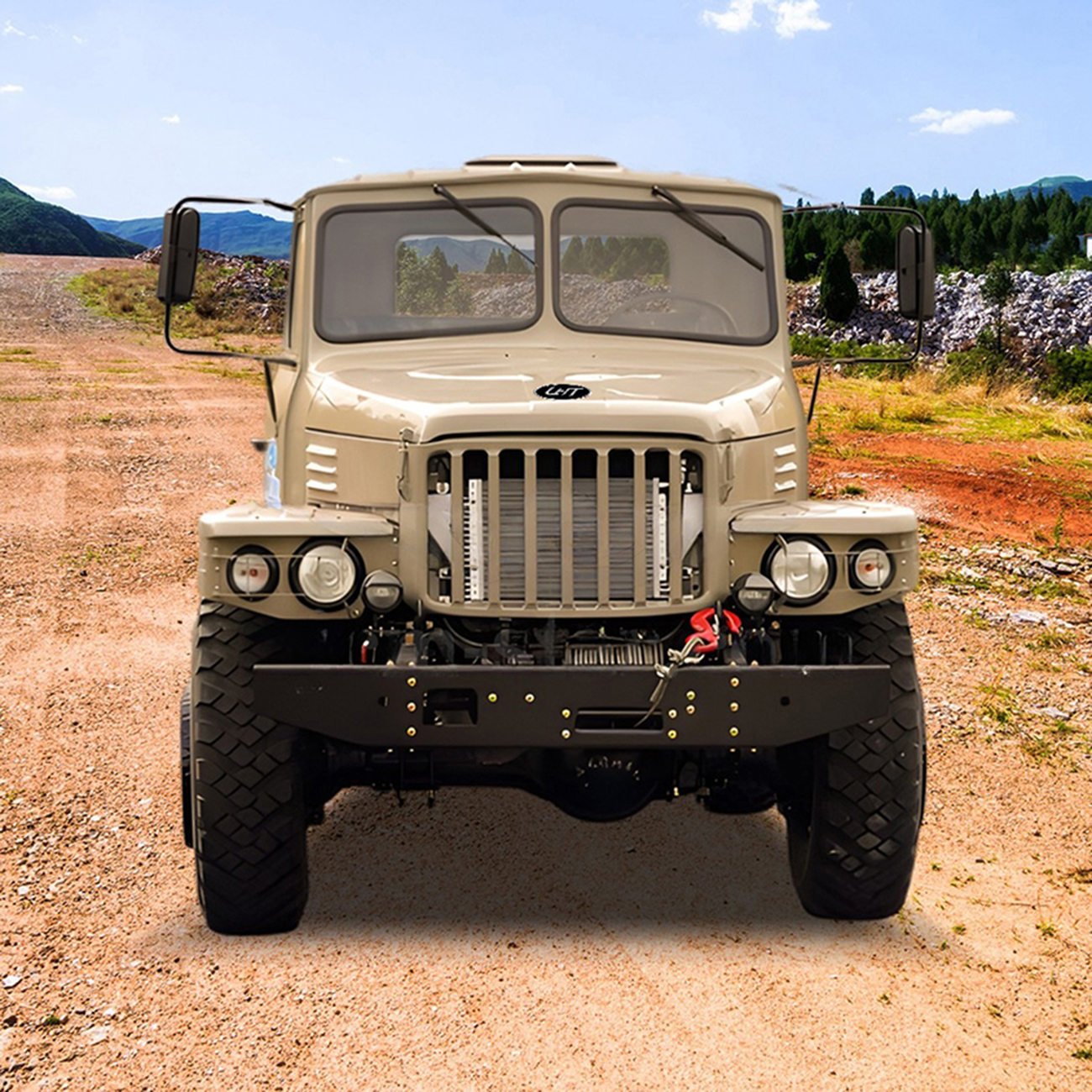 China Factory 6x6 33 Ton TOLL DRILHA DRILHO DEDICADO CAMPO DE CAMINHOS OFF-ROAD CHASSIS