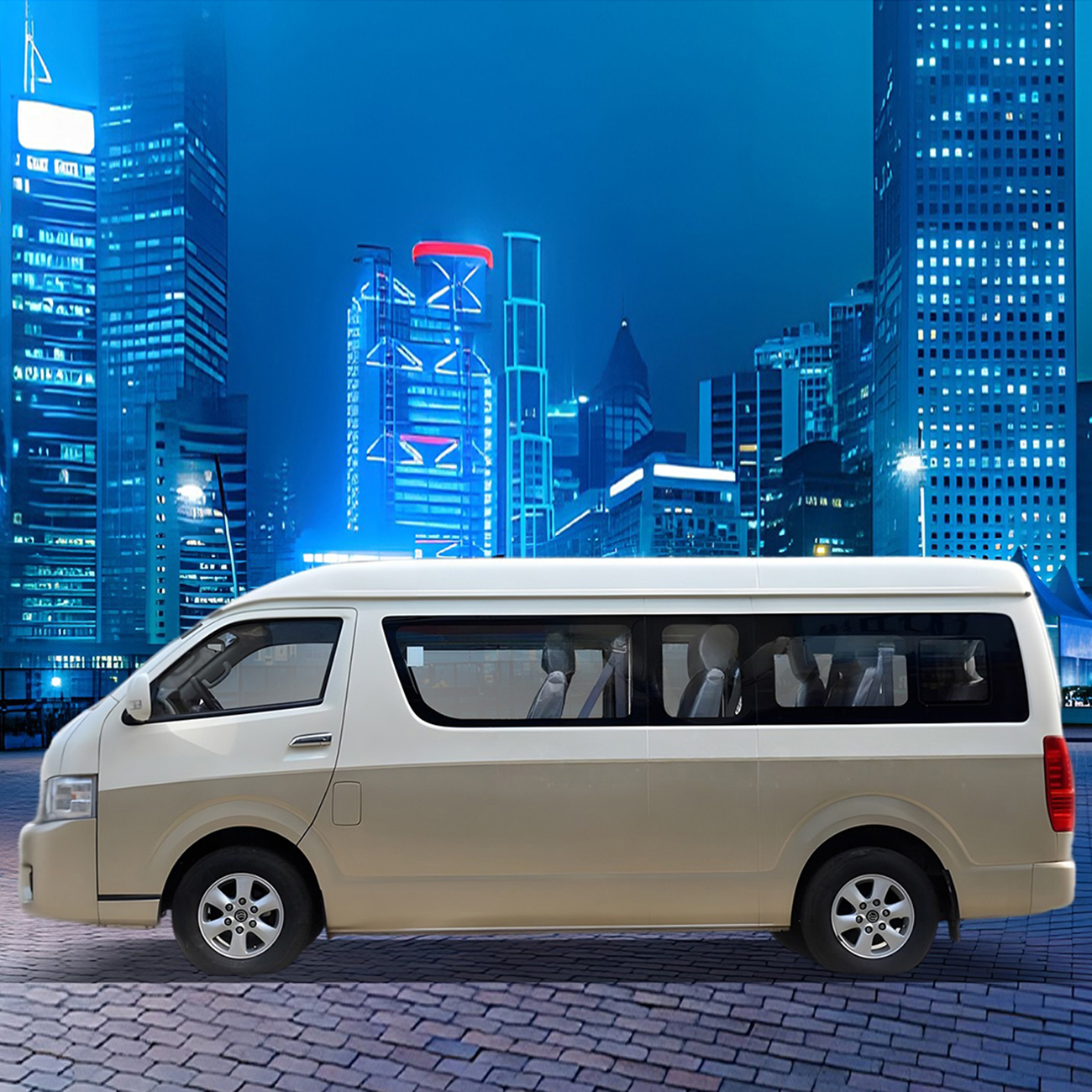 Fábrica da China 5,4m 15-16 Seats esquerda e direita Rudder Electric Hayas van Mini Van Passageiro Van Right Passageiro Van Electric Van