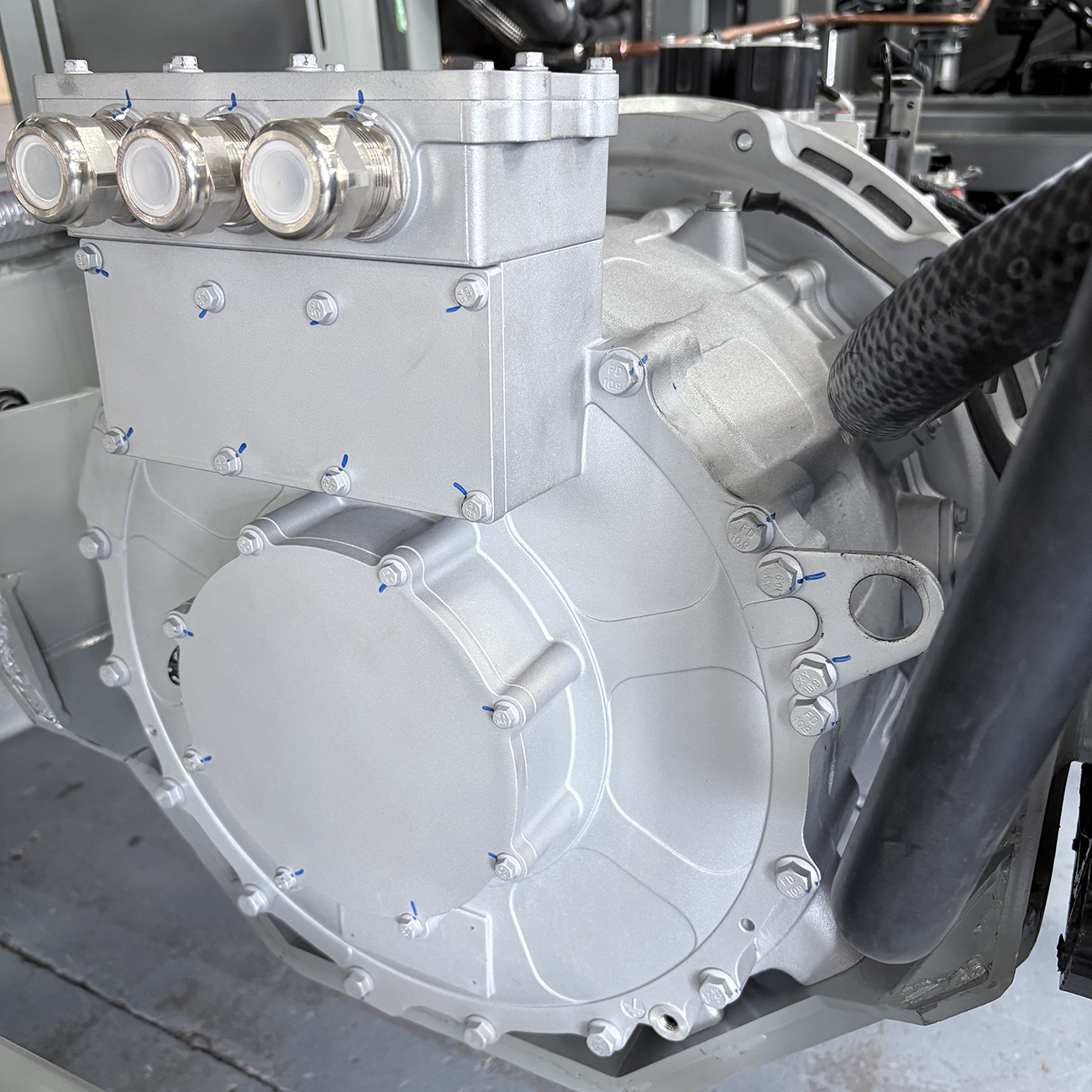 Motor de veículo elétrico, MCU VCU Electric Bus Truk Motor, MCU VCU Electric Automobile Peças