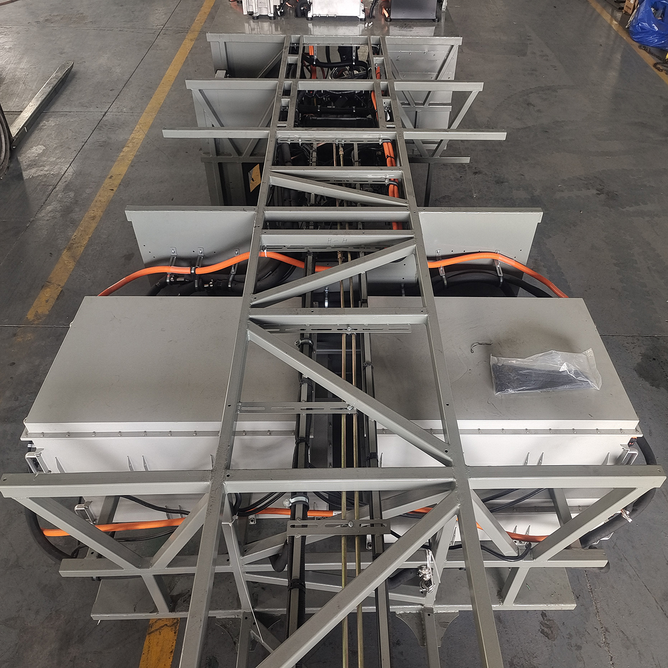 China Factory Inovative 7-8m Electric Passager Coach Chassis com fortes recursos de energia