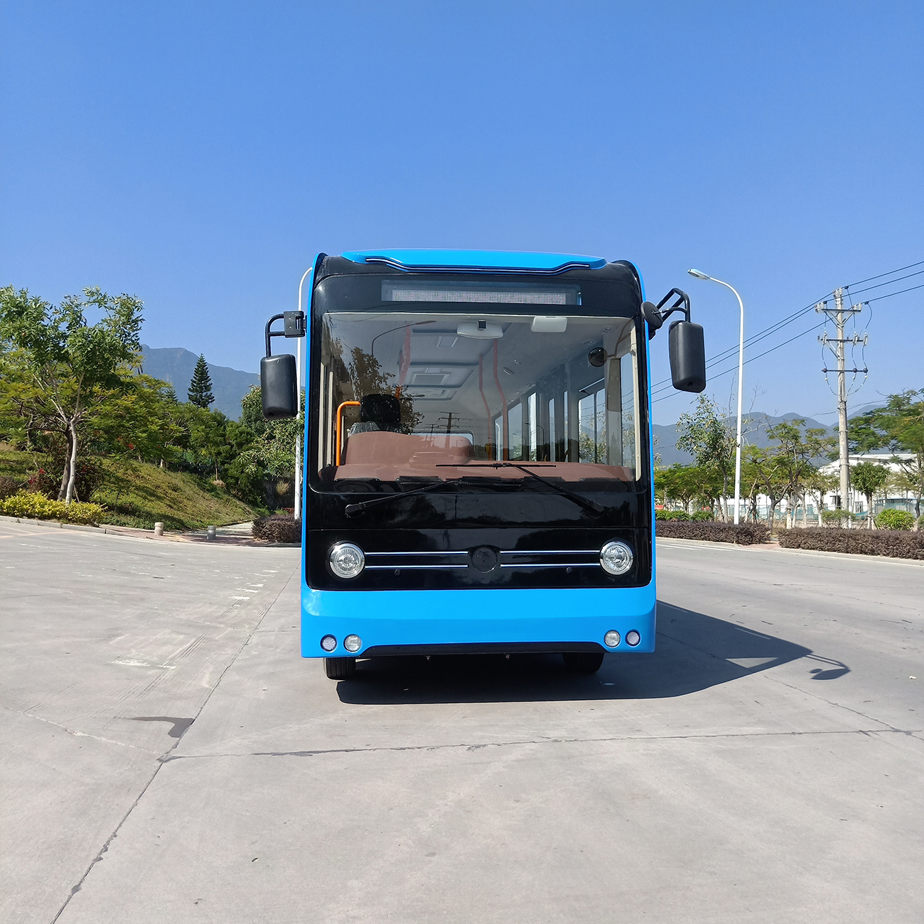 Fábrica da China 5-7m Nova Energia 12-15 Sentos Micro Circulação Small Ev Electric City Bus de entrada de entrada de baixo ônibus de ônibus baixo Cidade do andar
