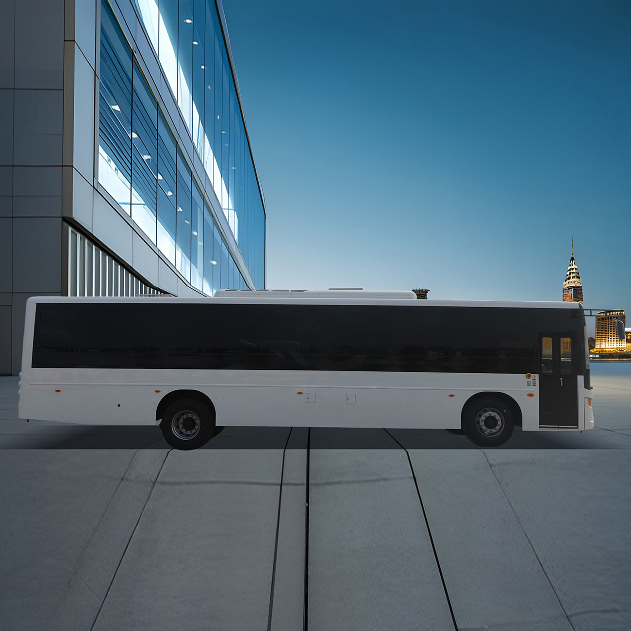 Ônibus de trabalhador a diesel de 12,6 m e 71 lugares