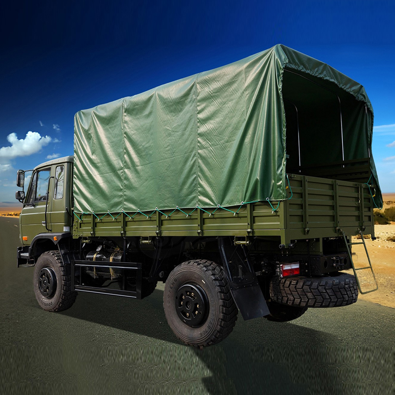 China Factory 4x4 9 toneladas Plataforma civil Chassi de caminhão civil especial