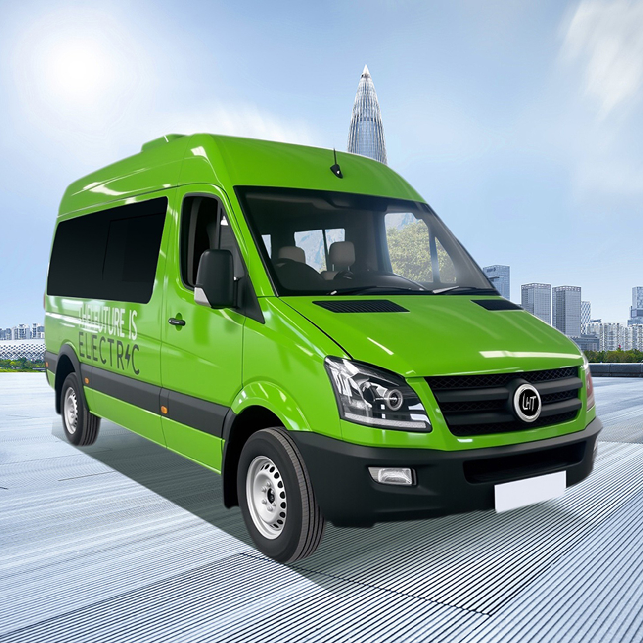 Fábrica da China 5.7-7,5m Novo Sprinter Electric Pure 10-23 assentos; Van de tração esquerda Van de tração direita Van Van Van Mini Van