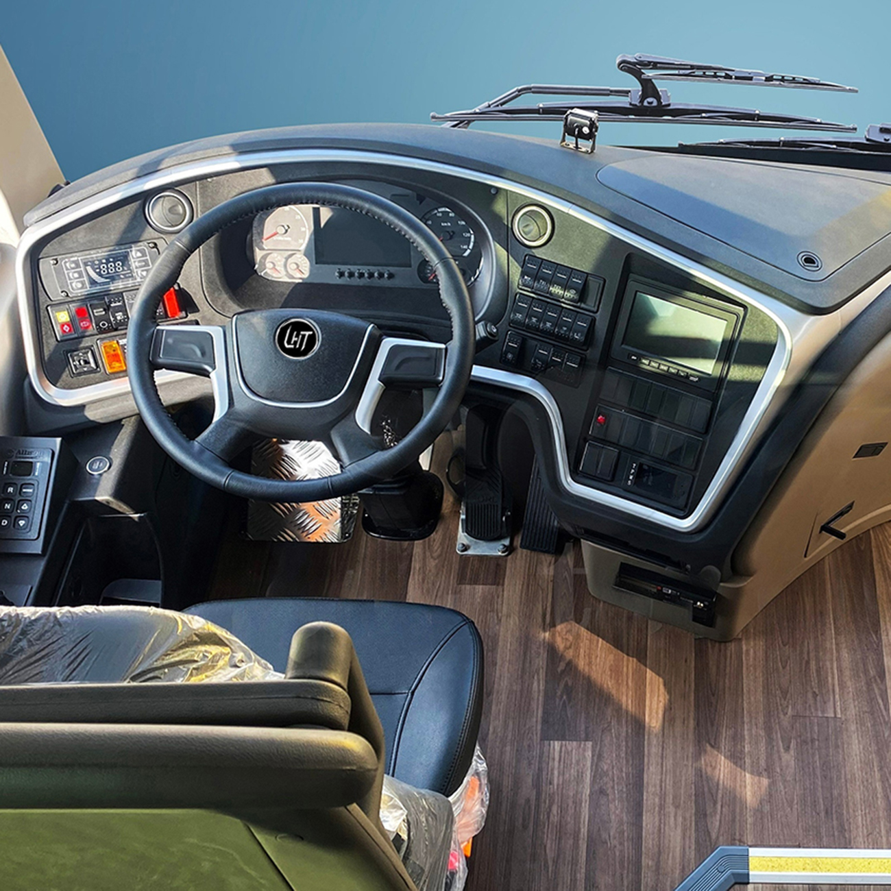 Ônibus de fábrica da China, ônibus de 12 metros, ônibus de longa distância novos passageiros de luxo de 50-55 assentos