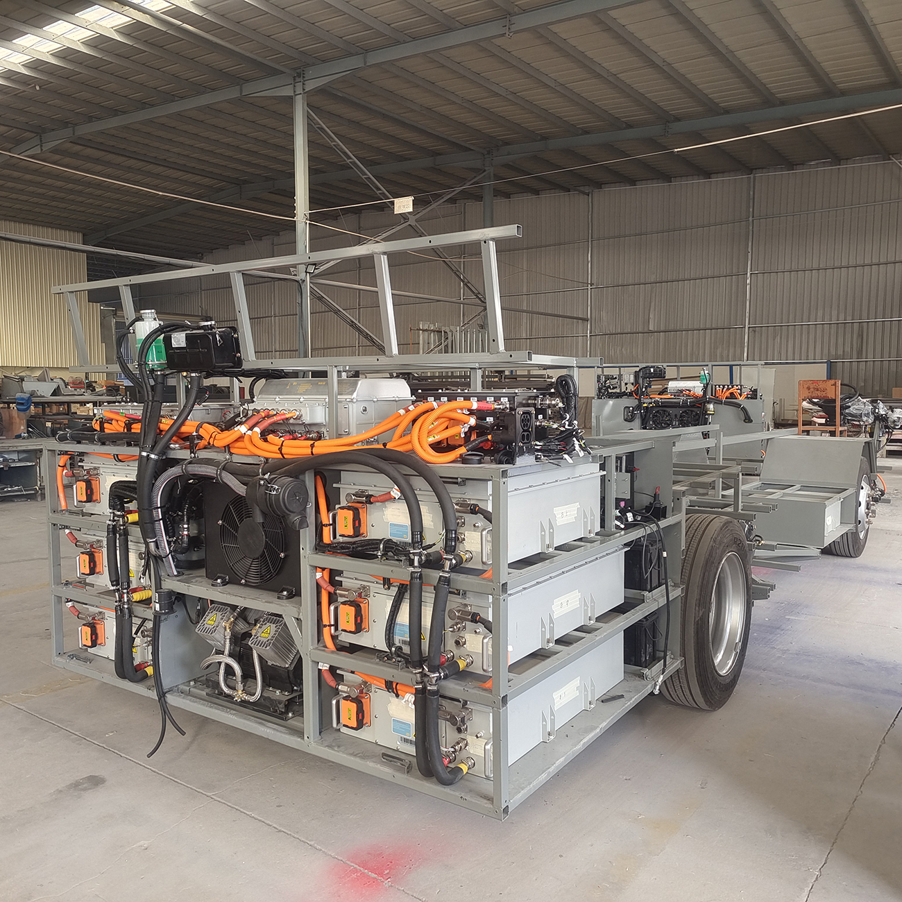 China Factory 8,5m Electric Luxury City Comuter Bus Chassis Chassis