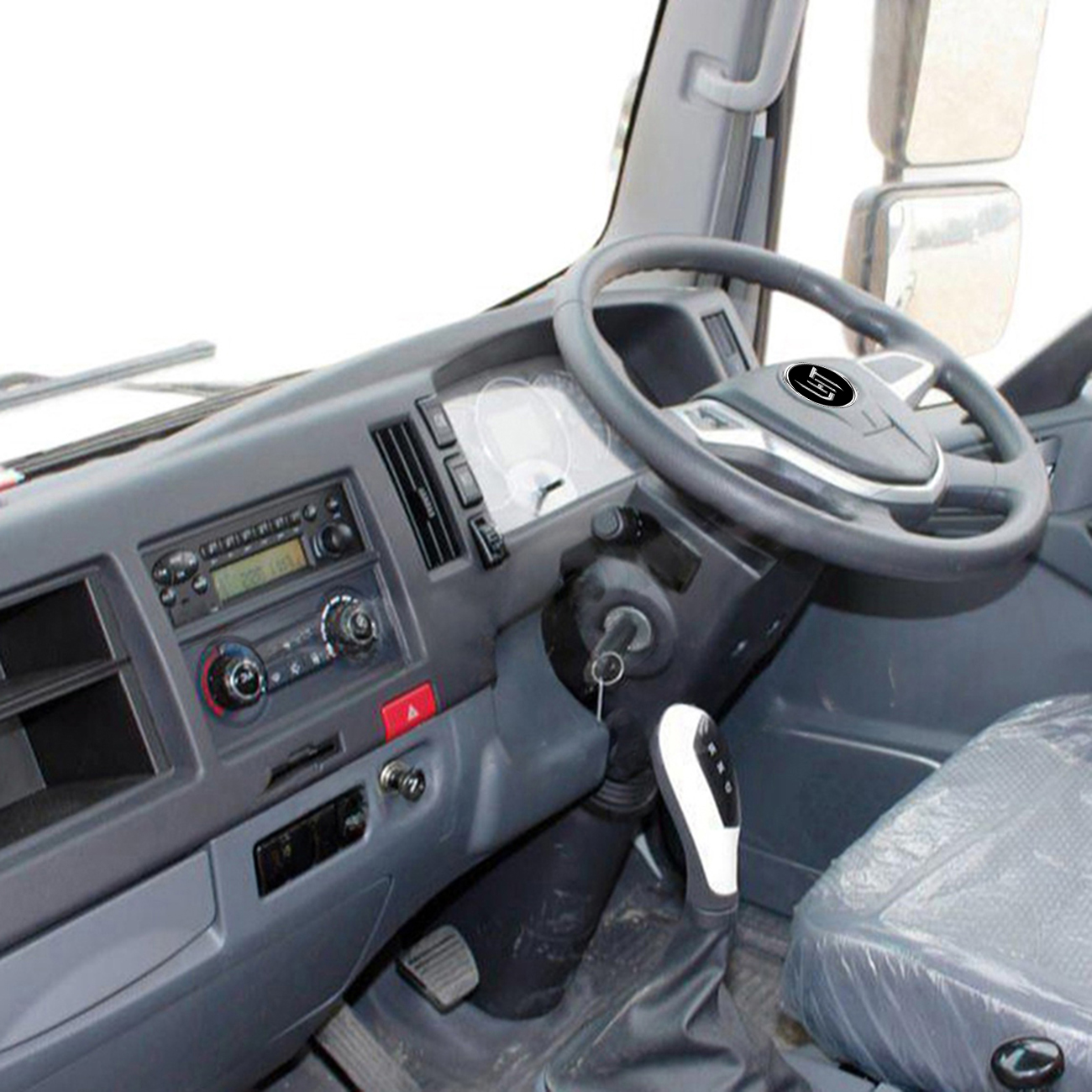 Fábrica de China 4,5 toneladas de nova energia de energia elétrica pura caminhão espacial grande